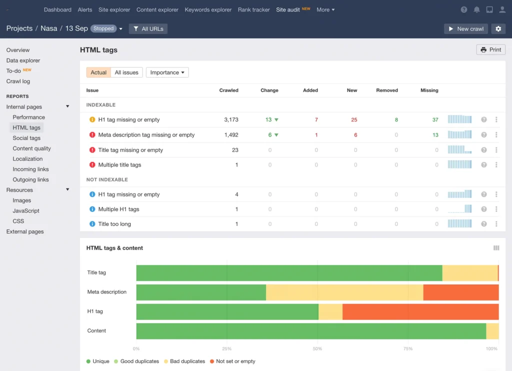 Site Audit